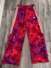 Adidas x FARM Rio Floral Snap Track Pants Women’s L NWT KD4632 Wide Leg