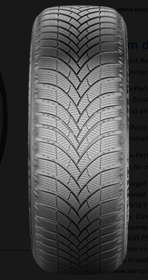 Semperit Speed‑Grip 5 225/50 R17 XL 98V – M+S Premium-Winterreifen mit 3PMSF - Bild 3 von 3