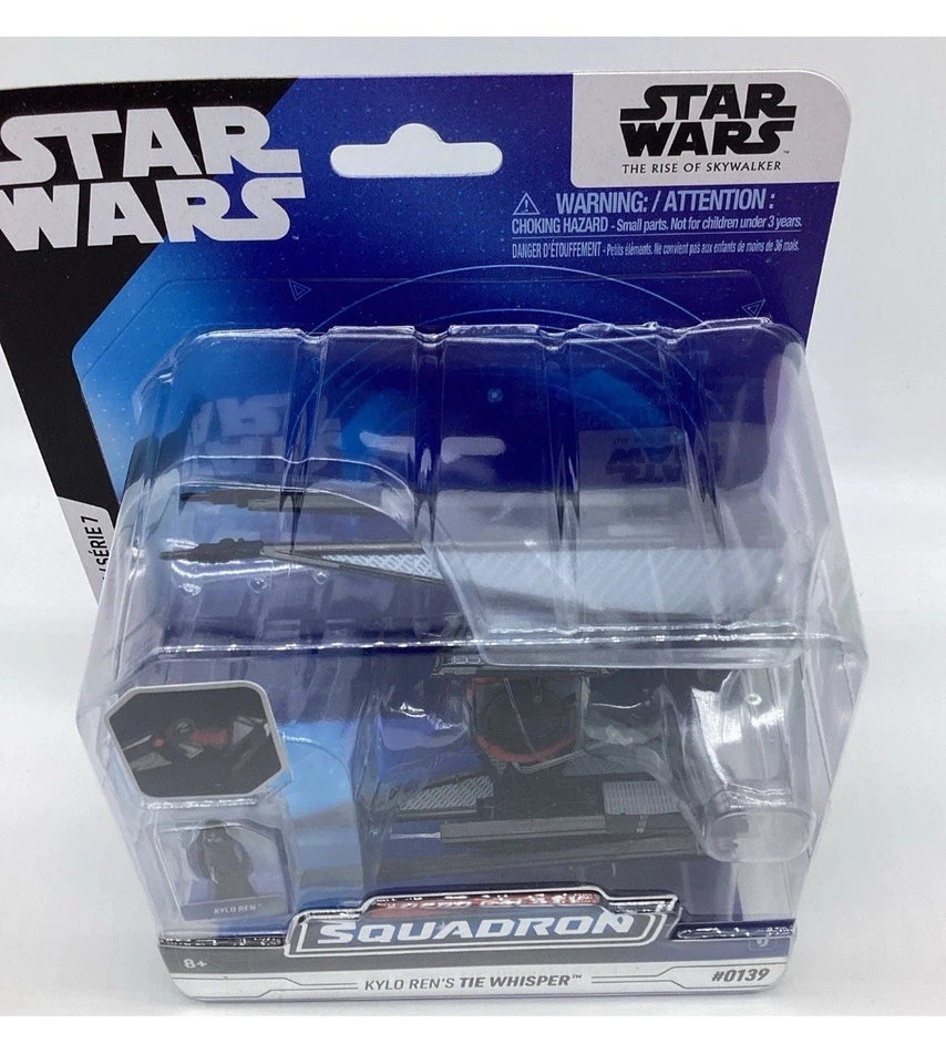 Star Wars Micro Galaxy Squadron Serie 7 Kylo Ren's Tie Whisper #0139 Foto 2 de 4