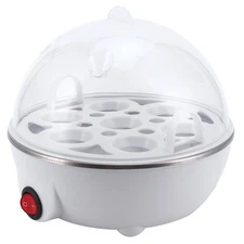 Easy Egg Cooker Electric 7-Egg Capacity Soft, Medium, Hard-Boiled Egg Cooker