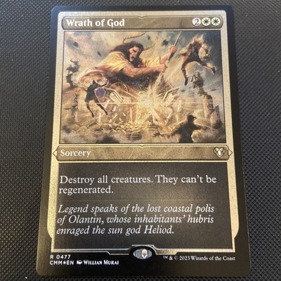 Wrath of God (Foil Etched) Commander Masters; MTG