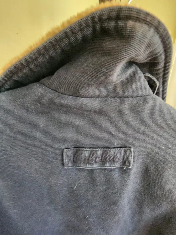 Chaqueta azul de lona Cabelas de alta resistencia. Talla grande. Excelente estado. Foto 3 de 4