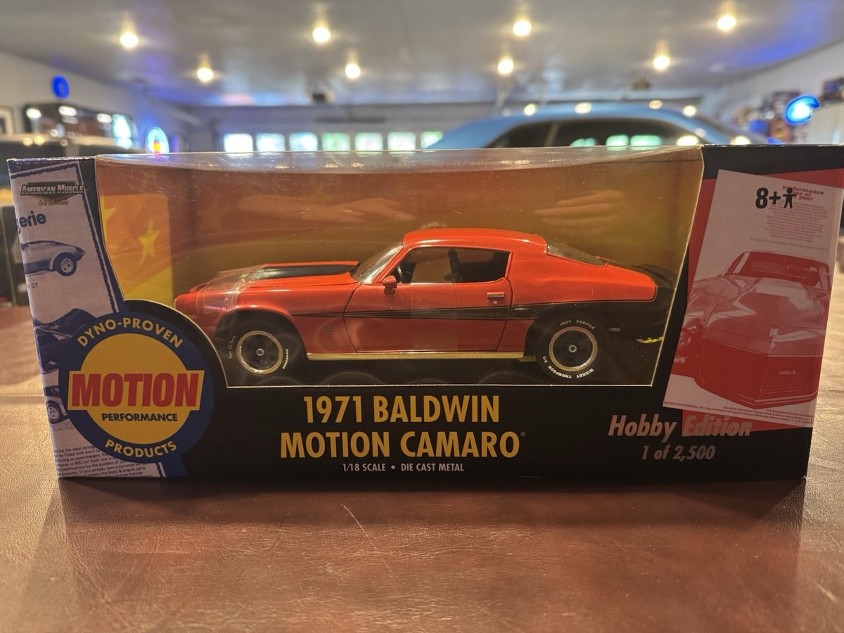 1971 Baldwin Motion Chevrolet Camaro American Muscle 1/18 Ertl | eBay