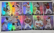 2013 Bowman Platinum 10 card ROOKIE lot Gyorko Ruf Marte Hicks Eaton Brantly RC