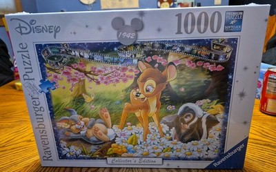 RAVENSBURGER JIGSAW PUZZLE 1942 DISNEY COLLECTOR'S EDITION BAMBI 1000 PIECE