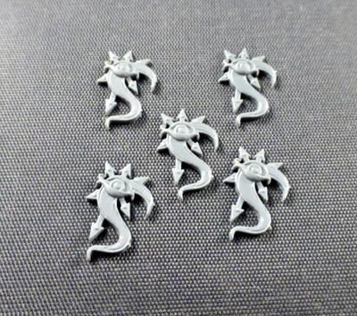 Tzeentch Panzerfahrzeug Symbol x5 - 40K Chaos Space Marines Nashorn Modellteile