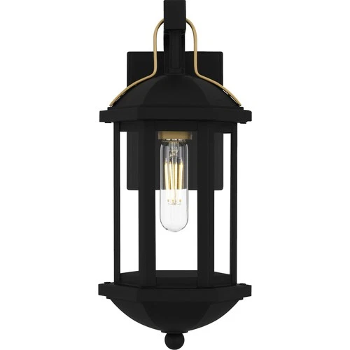 Quoizel CFD8406 Crestfield 15" Tall Outdoor Wall Sconce - Black - Picture 6 of 7