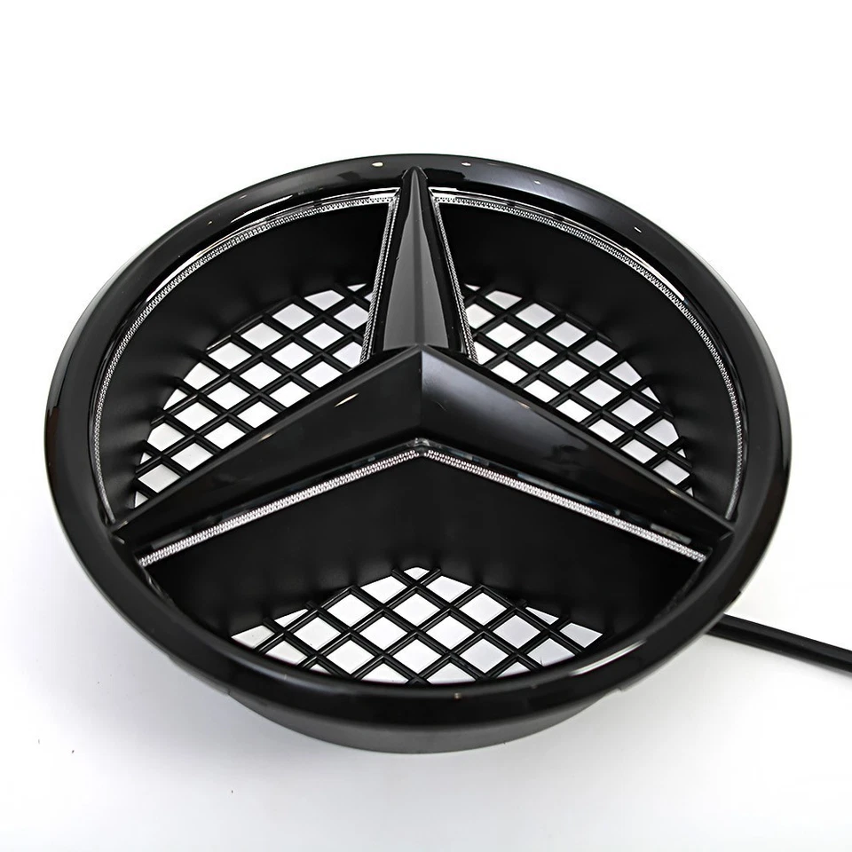 Fit For 2008-2013 Mercedes Benz C300/350 W204 Led Emblem Front Grille Star Light Foto 3 de 4