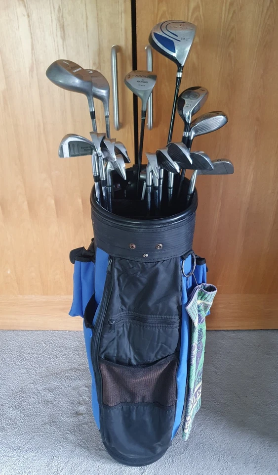 Mens Right Hand Tiger Shark Mixed Golf Clubs, With 12x New Golf Balls & Tee's - Image 3 of 4