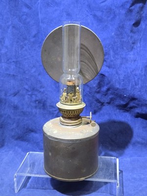 Antique Karl Meyer German Kosmos Lamp - 10-Line Burner - Winged Logo