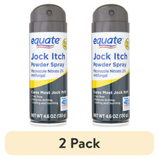 2 Pack Equate Powder Spray for Jock Itch Relief 4.6 Oz