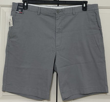 NWT Roundtree Yorke Casuals size 42 grey classic fit chino shorts mens