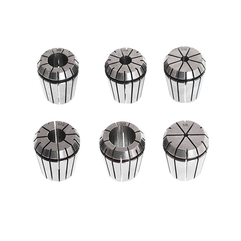 6 pcs ER32 Spring Collet 1/2''-5/8'' For CNC Milling Lathe Tool Machine New