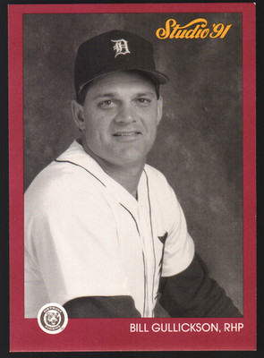 1991 Donruss Studio #55 - Bill Gullickson - Detroit Tigers  91-764