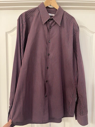 Camicia a righe Versace Collection Trend taglia LG (42 16 5)