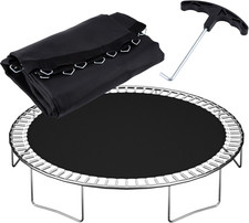Trampoline Replacement Mat Fits 12Ft 14Ft 15Ft round Trampoline Frame with V-Hoo