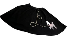 California Costume Collections Poodle Skirt Sequin 21"L 50s Style Party