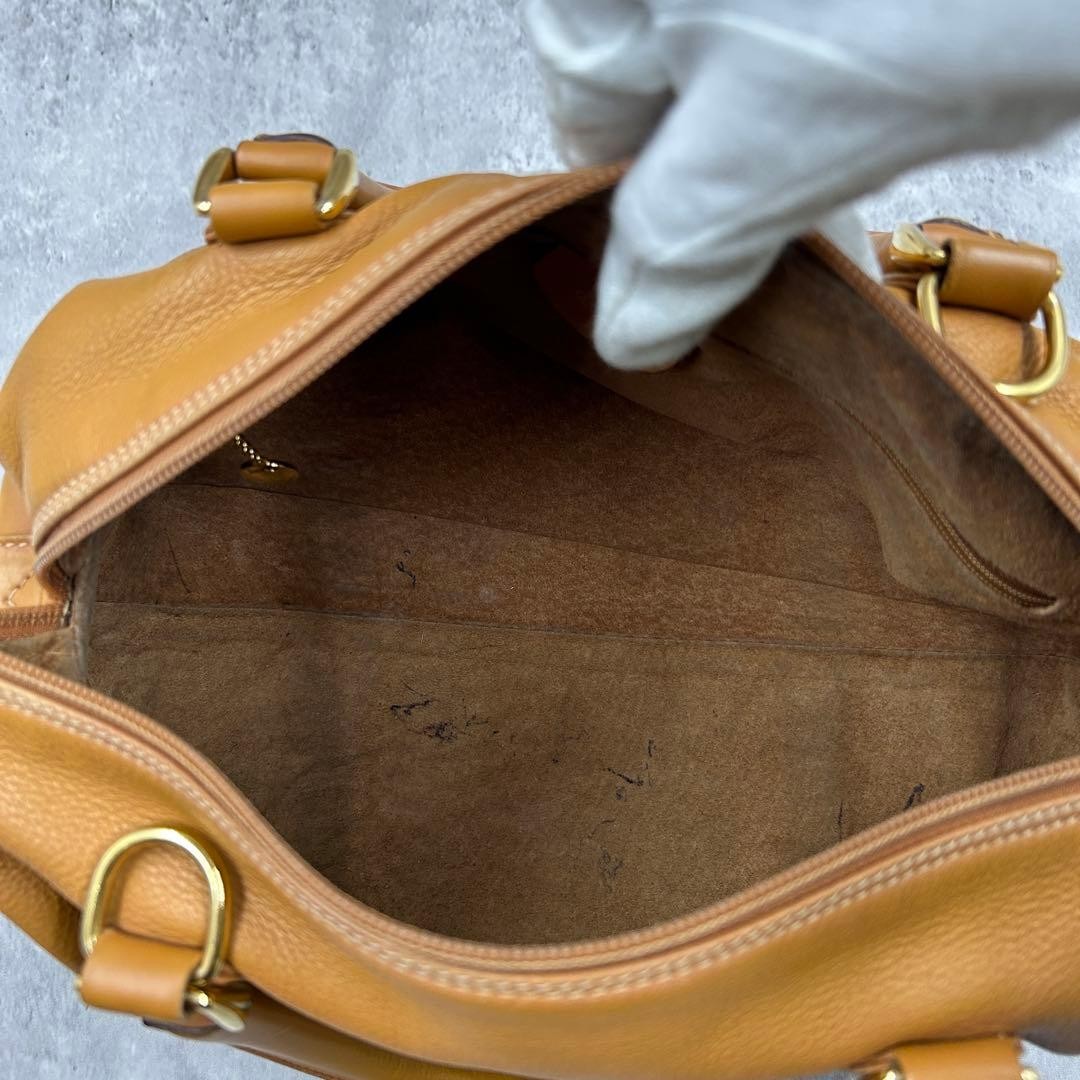 GUCCI 2Way Mini Boston Shoulder Bag Leather Gold Hardware Unisex Authentic thumbnail 11