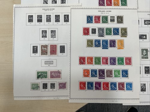 Finland Stamps 1875 Onwards On 50 Leaves *187 - Picture 8 of 24