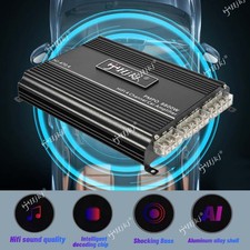 4 Channel AB Class Car Amplifier 8800W Stereo Audio Amp For Subwoofers Speakers