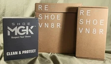 RESHOEVN8TOR & MGK SHOE SNEAKER CLEANING CLEAN & PROTECT KITS *OPEN/USED*