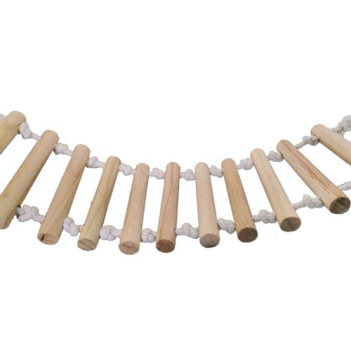 Bird Toys Swing Perch for Medium Parrots Natural Climbing Rope Ladder - Picture 3 of 8
