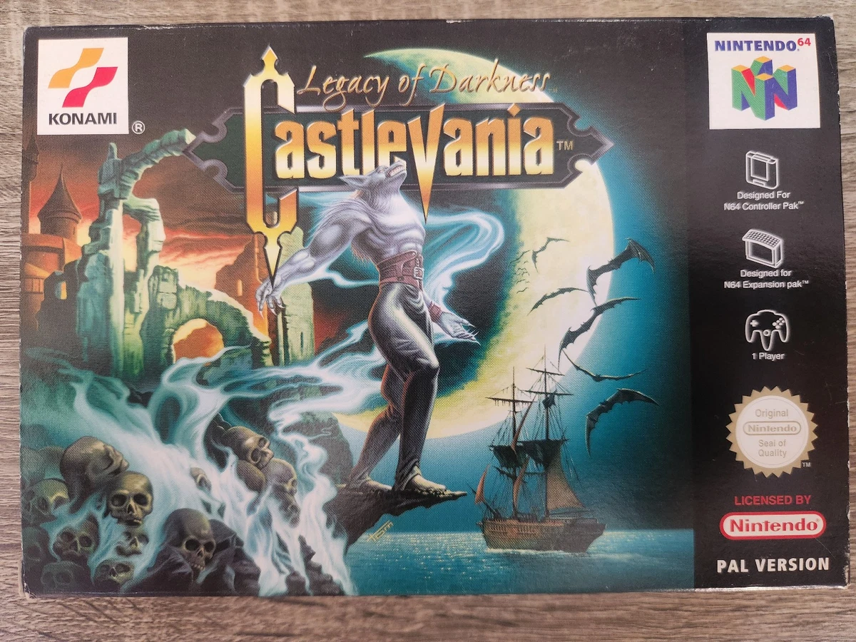 BrotheWiz Nintendo N64 Game Castlevania Legacy Of Darkness English Language for 64 bit A Version Video Game Cartridge Console