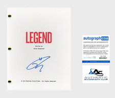 TOM HARDY AUTOGRAPH SIGNED LEGEND FULL SCRIPT SCREENPLAY ACOA