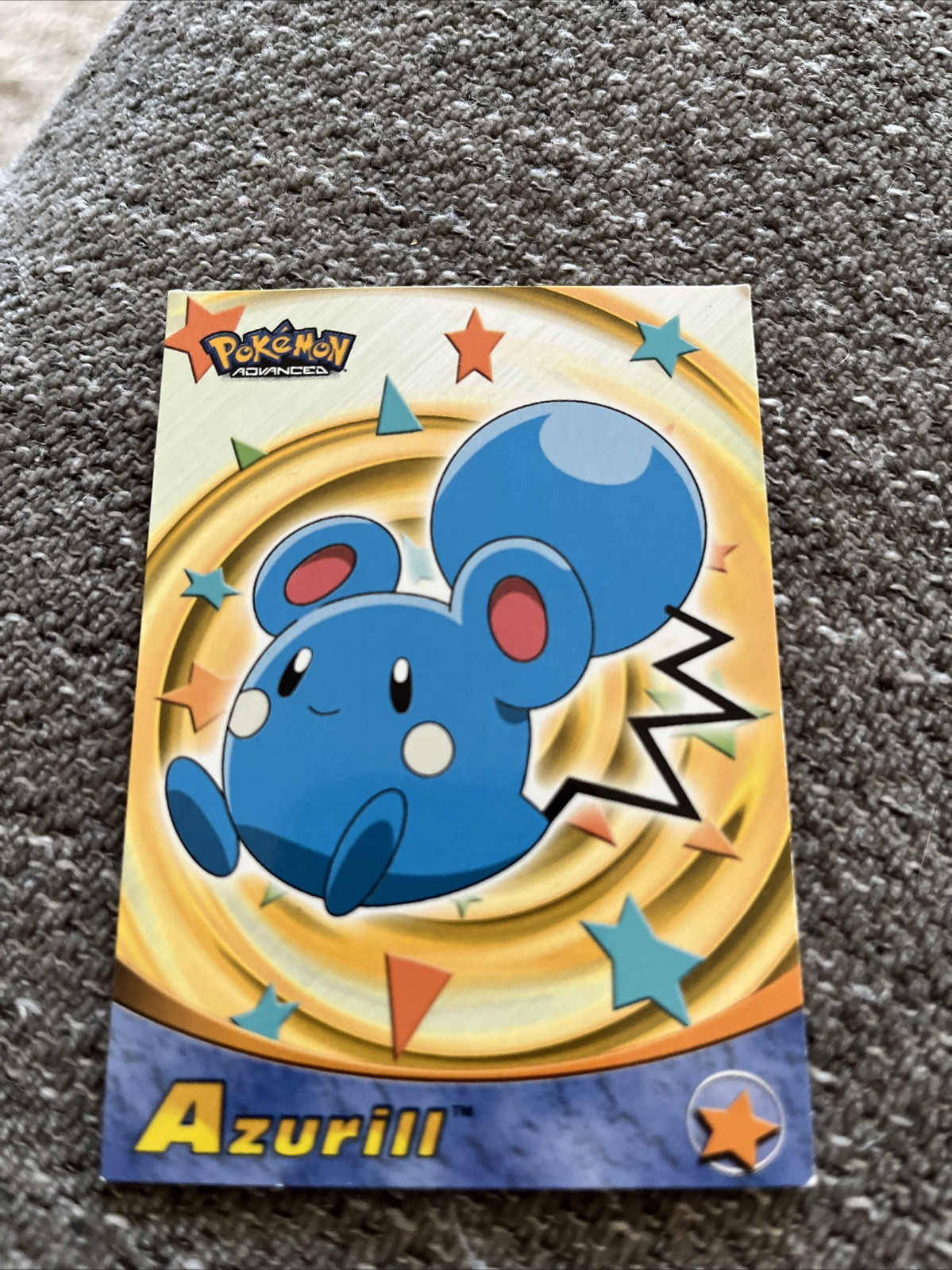 2003 Topps Pokemon Advanced Azurill #15 06st