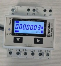 Finder 7E.46.8.400.0202 Drehstromz&auml;hler 3-Phasen Modbus LCD | Top Zustand