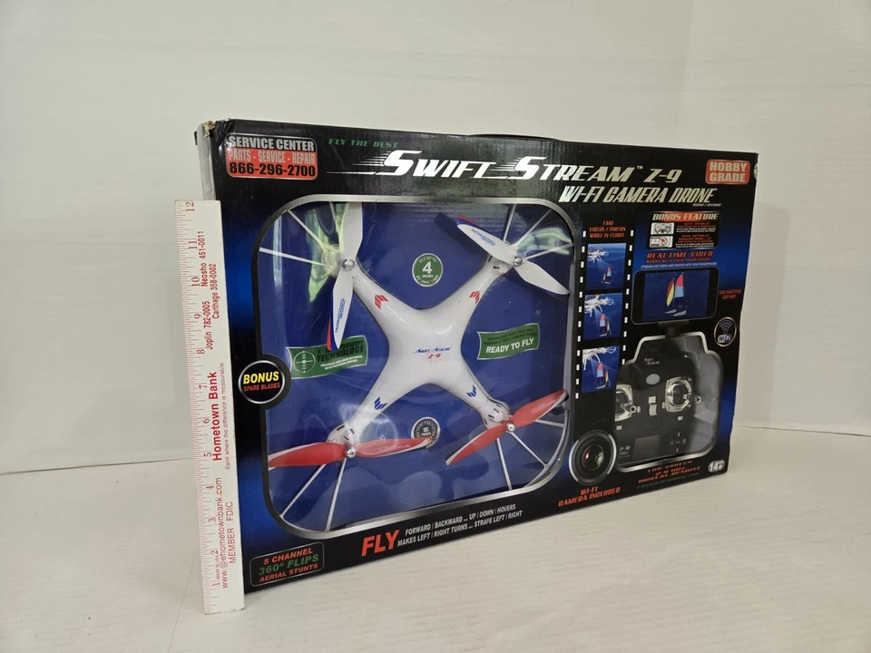 Swift Stream Z-9 WiFi RC Camera Drone New in Box FREE SHIPPING - Image 2 of 4