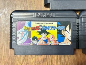 Dragon Ball Z 1 2 3 Famicom Set Kyoushuu Saiyajin Gekishin Freeza Tested NTSC-J
