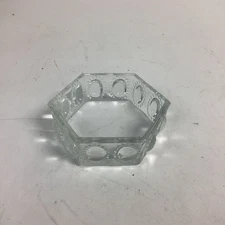 Vintage Glass Ashtray - 4.25x3.75”