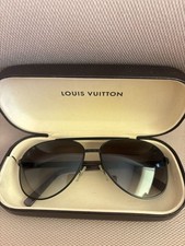 Louis Vuitton Z0338U Attitude Pilot Sunglasses Damier Eyewear Men UV Protection