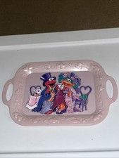 Vintage Sesame Street Elmo and Zoe Serving Tray From Tea Set
