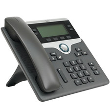 NEW Cisco CP-7841-K9 4-Line Gigabit VoIP IP Phone PoE Office Desk 3.5" Display
