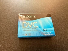 Sony DVC Digital Video Cassette Premium MiniDV Tape SP 60 LP 90 New Sealed