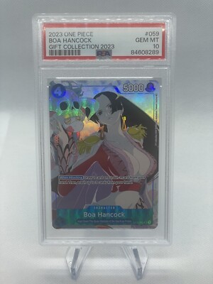 One Piece Gift Collection 2023 Boa Hancock Promo PSA 10 GEM One Piece Gift Collection 2023 Boa Hancock Promo PSA 10 GEM