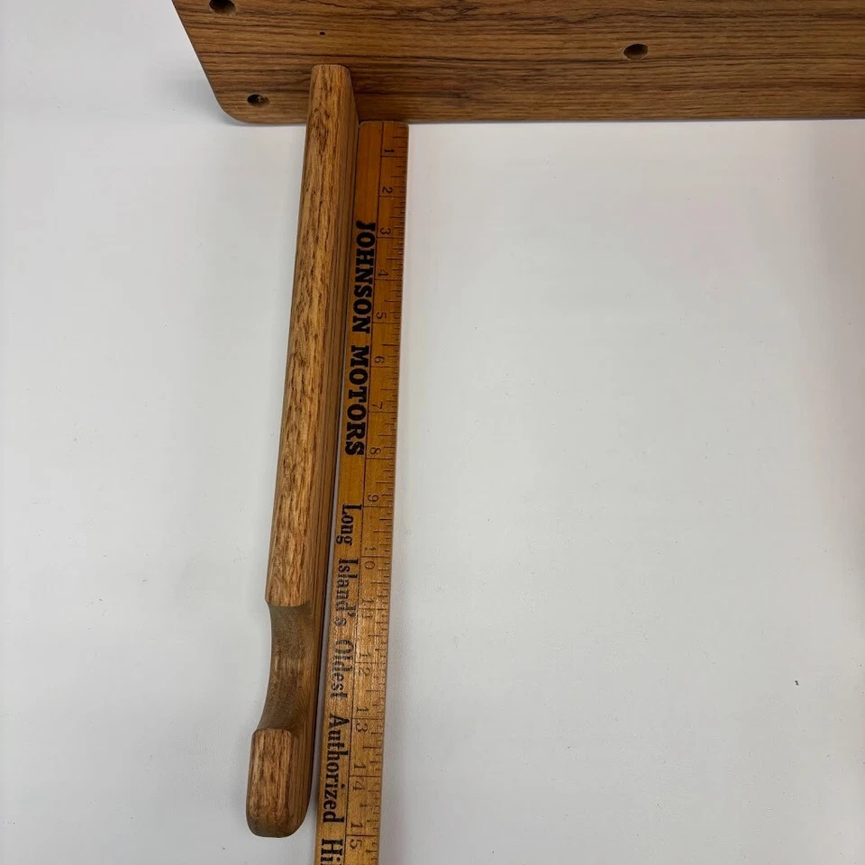 Portabicicletas BMX Single Sports Solutions de montaje en pared de roble vintage Foto 4 de 4