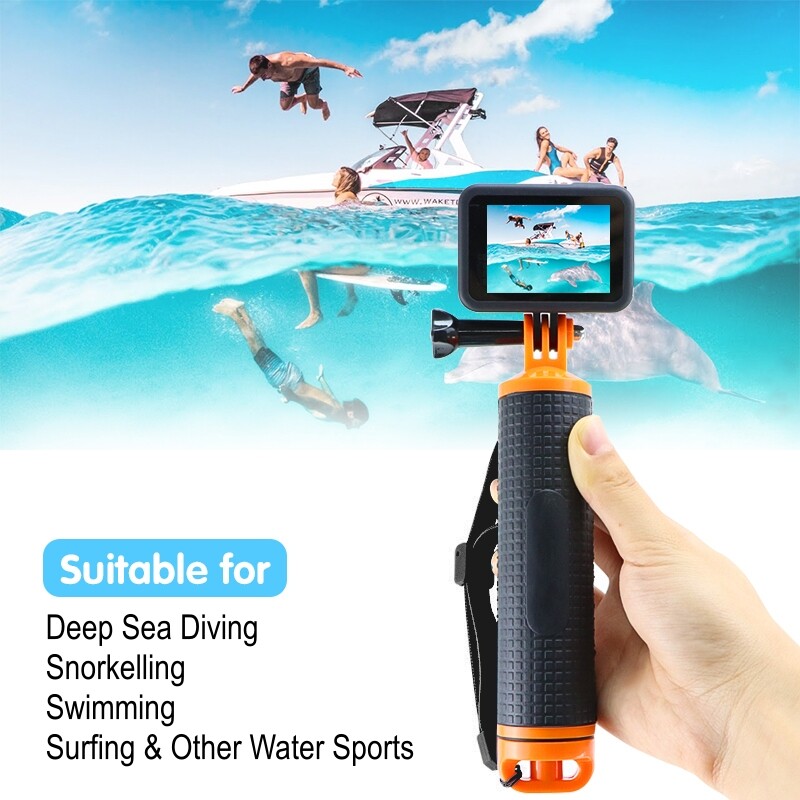 Gopro Hero Floating Float Waterproof Handle Hand Grip Osmo