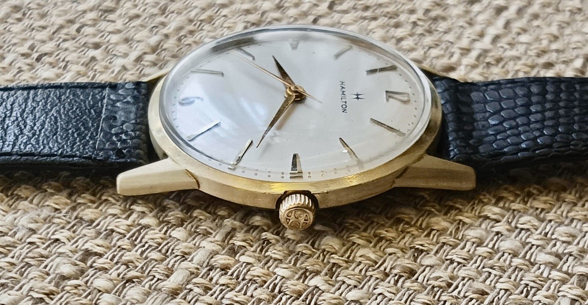 ✓ HAMILTON - Gold & Steel- Mechanical- Rare Vintage 1960's SWISS
