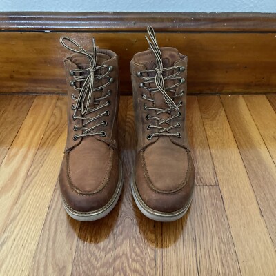 Alpine Design Men’s Leather Moc Toe Lace Up Boots Compare Alpine Design Men main image 2