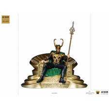 Iron Studios - Marvel Comics Loki on Throne 1...