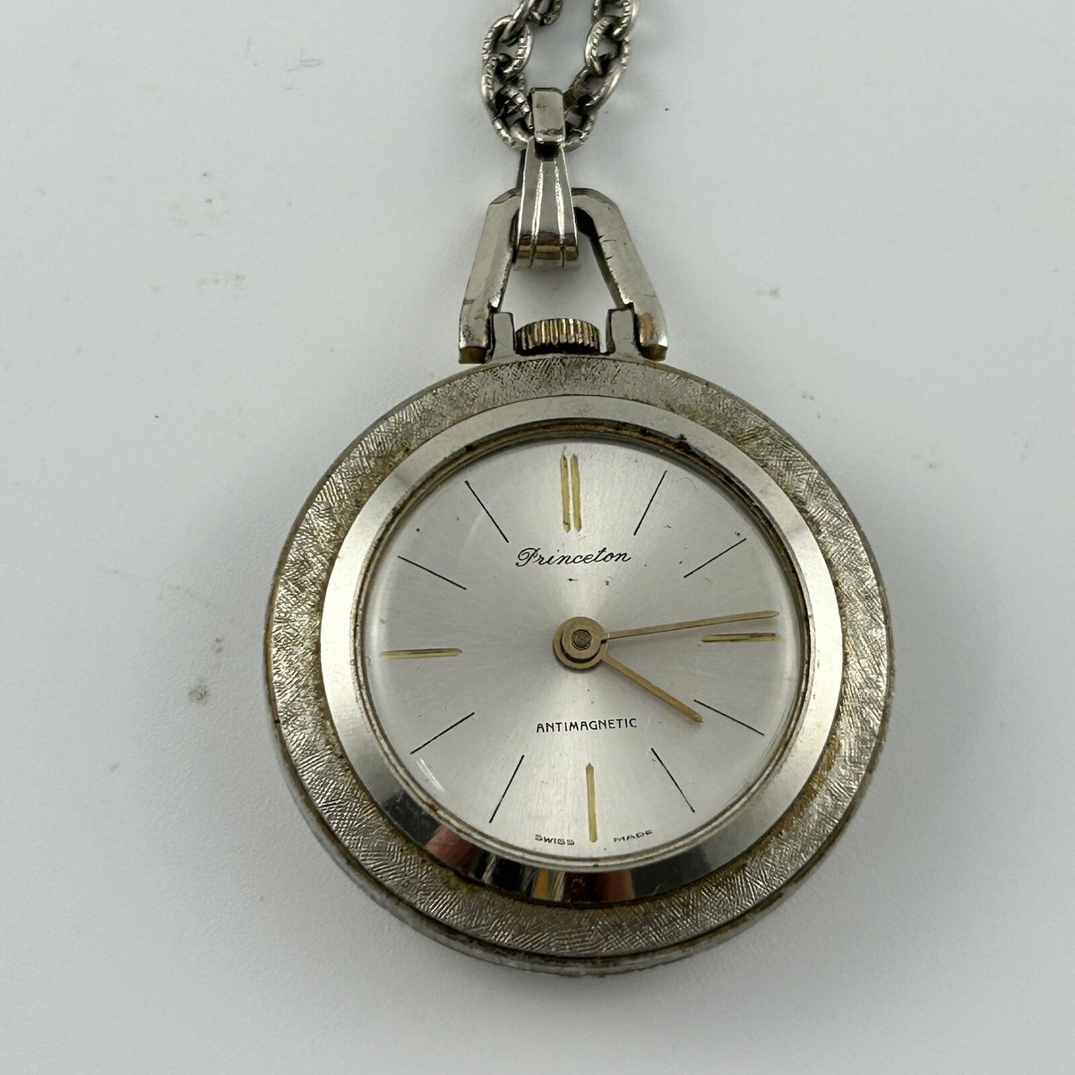 Princeton Swiss Made Watch Pendant Pocket Antimagnetic NOT  display picture 1