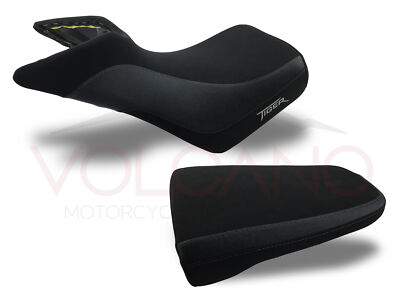 Volcano Sitzbezug Triumph TIGER 800 2010-2019 Silber Antirutsch T025cB859