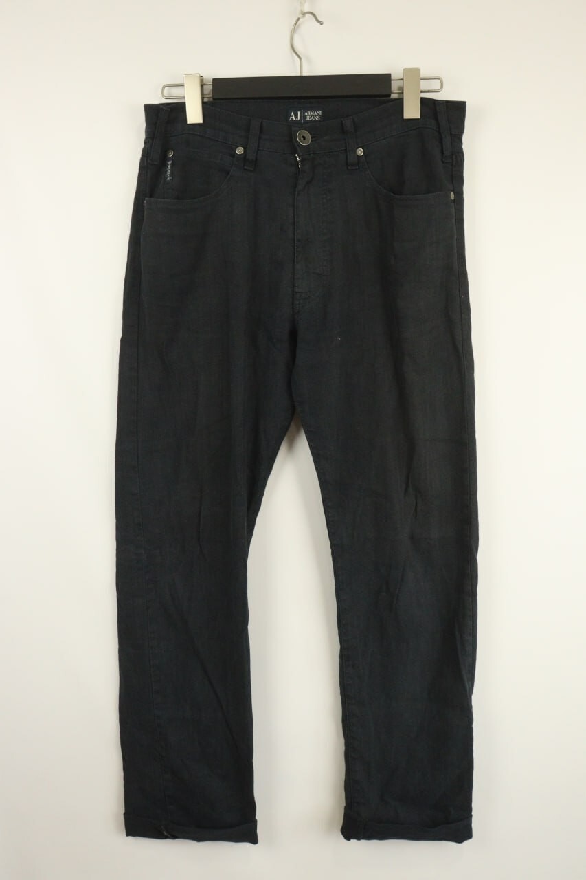 ARMANI JEANS AJ Comfort Fit Stretch Dark Wash Straight Jeans Size 34