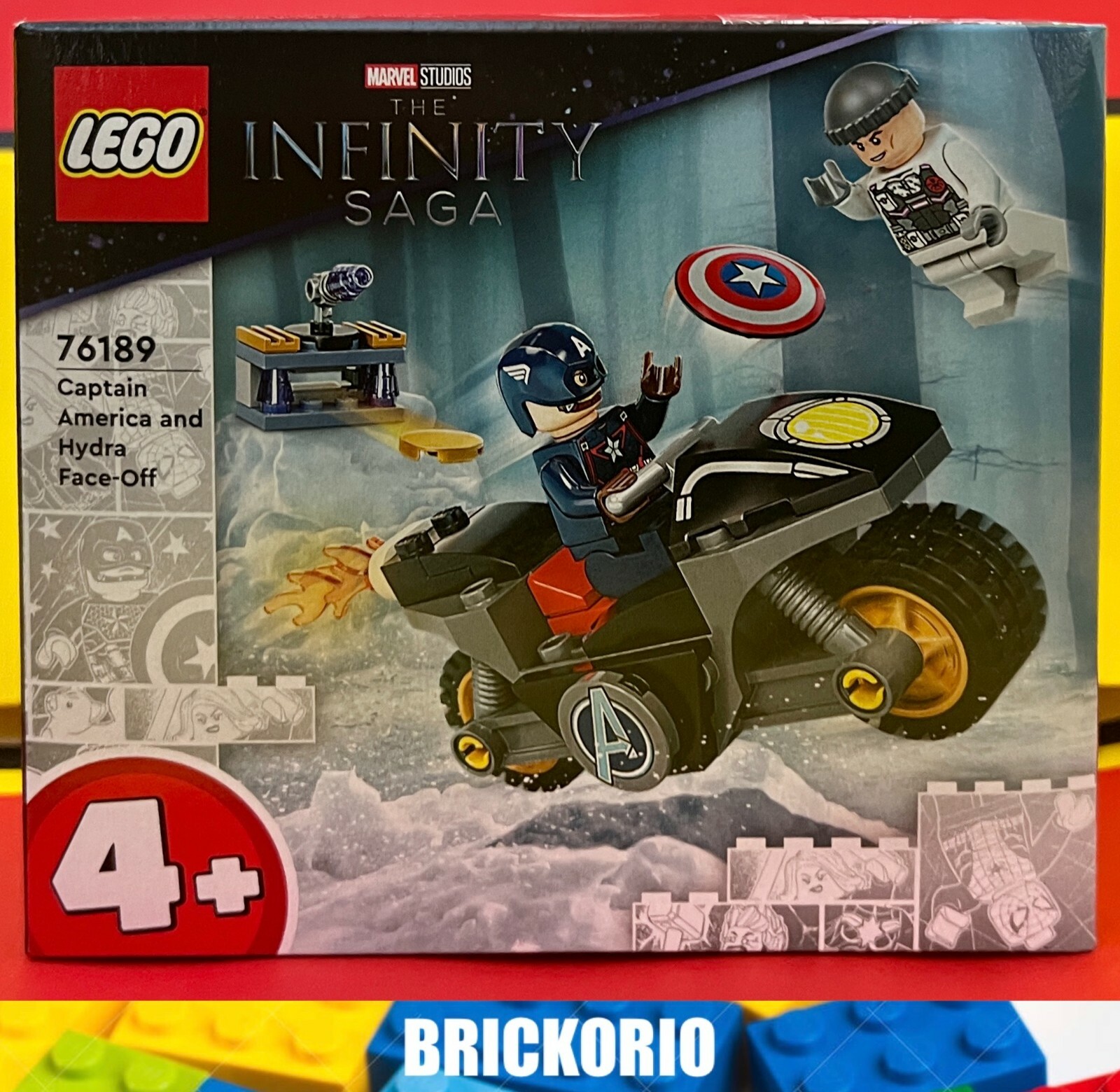 LEGO 76189 Avengers Age of Ultron Captain America and Hydra Face-Off - MISB