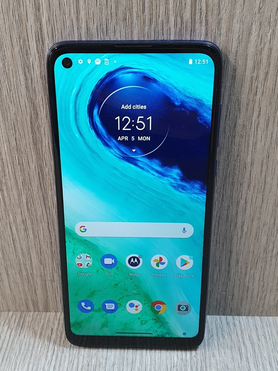 Motorola Moto G8 64GB Arctic Blue (Unlocked) (Single SIM) Grade C