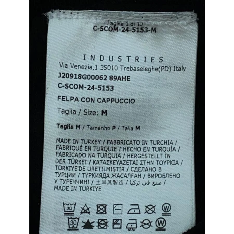 Felpa con cappuccio MONCLER 24AW M cotone nero j20918g00062 Batman usata
