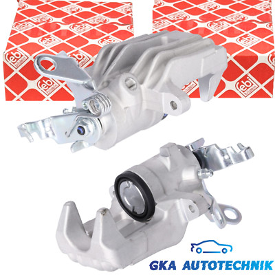 2x FEBI Bremssattel für AUDI A3 8P VW GOLF 5 6 PR-1KD/1KQ LEON OCTAVIA 2  hinten